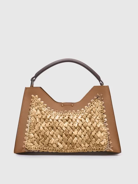 Трапеция сумка Gianni Chiarini бежевая