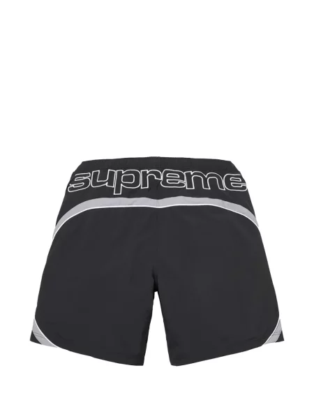 Pantaloni scurți Supreme cu imagine negru