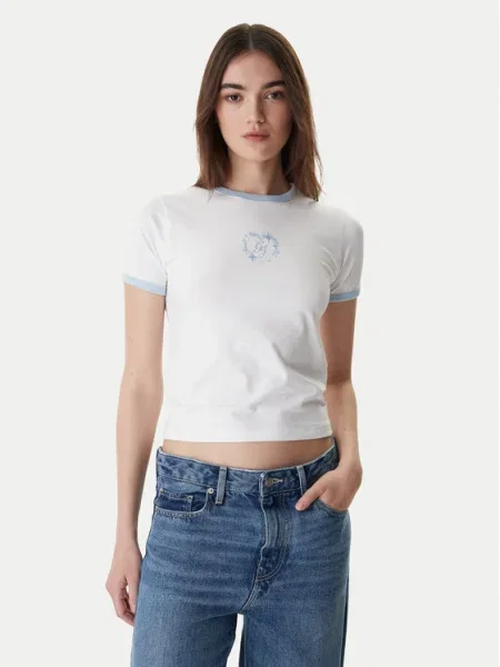 Тениска Guess Jeans бяло