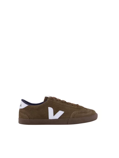 Sneakersy Veja Volley skórzane brązowe