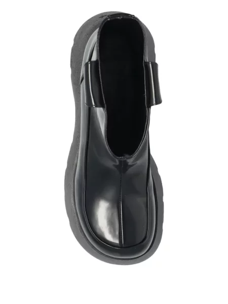 Botine Ganni cu platformă cu cataramă negru