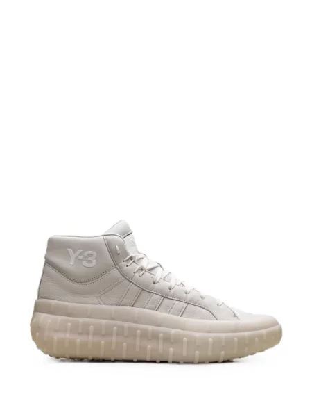 Sneakerși Adidas cu șireturi din dantelă alergare gri
