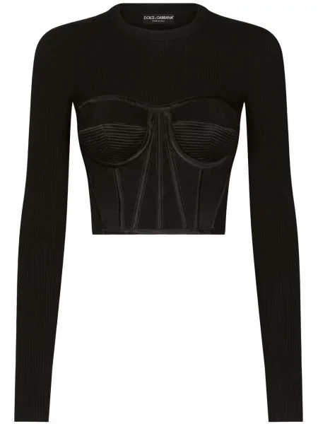 Sutien Dolce & Gabbana tricotate negru