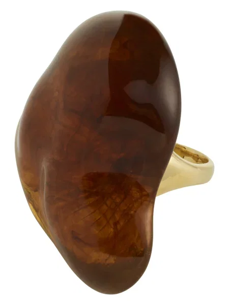 Pilgrim Prstan Lian rjava zlata