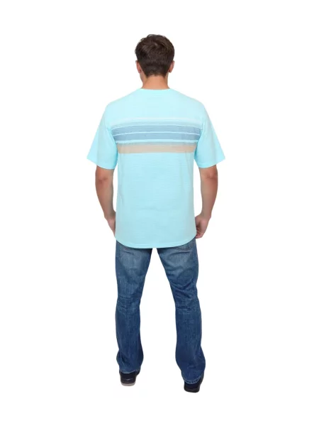 TOM TAILOR Tricou turcoaz portocaliu