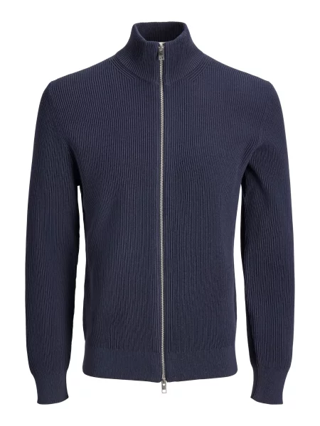 JACK & JONES Geacă tricotată JJEPERFECT bleumarin