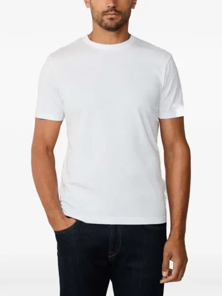 Tricou Hackett London cu broderie alb