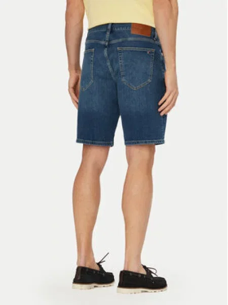 Tommy Hilfiger Jeans kratke hlače Denton Mornarsko Straight Leg modra