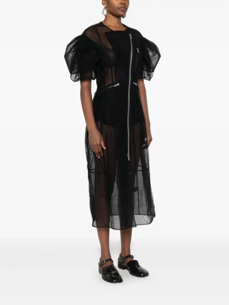 Rochie Simone Rocha transparente de costum negru