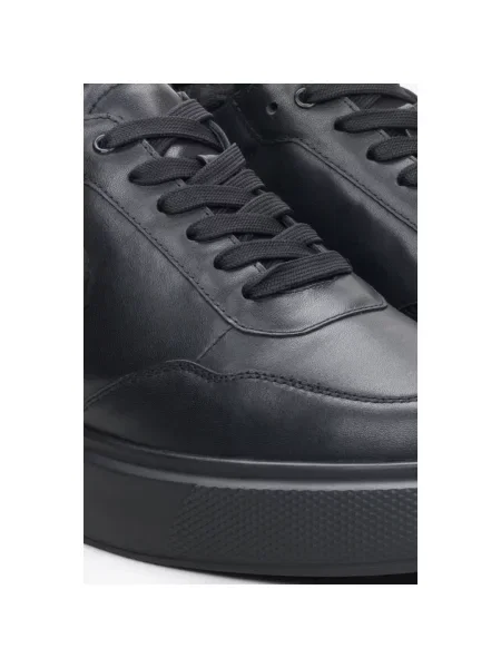 Кожаные кеды Estro черные