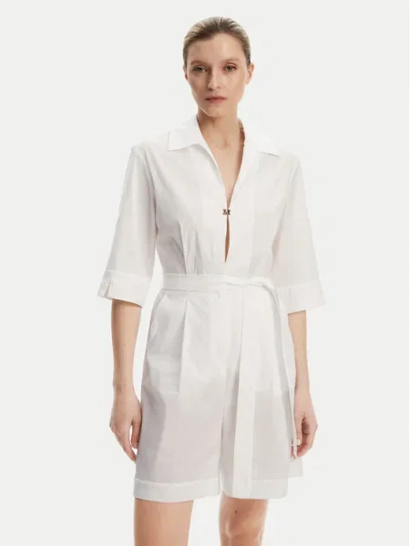Max Mara Beachwear Salopetă Canard alb