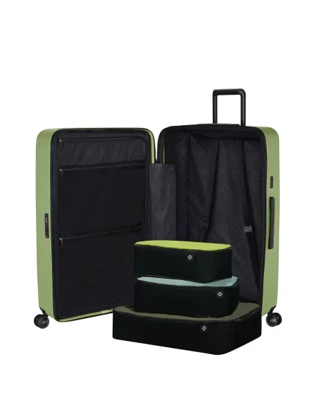 Samsonite Валіза Унісекс Світло-зелений Поліпропілен зелена