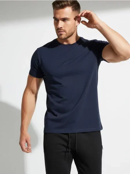 Футболка Sinsay синяя