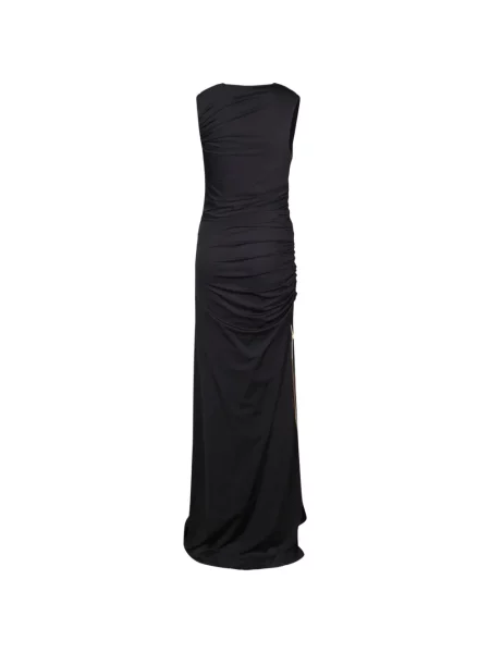 Rochie maxi Danamé fără mâneci negru