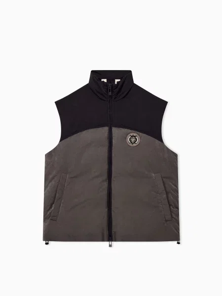 Утеплений жилет Armani Exchange коричневий