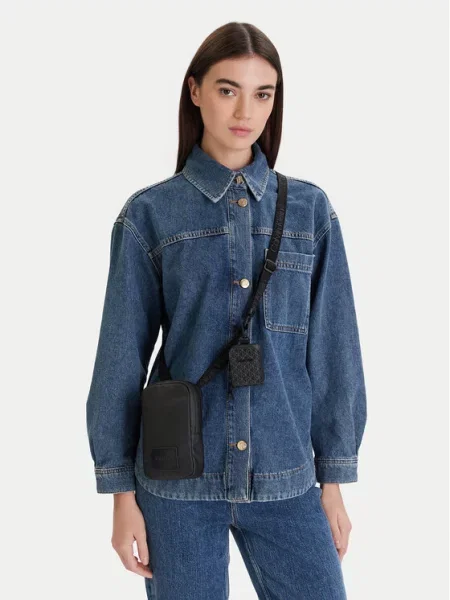 Calvin Klein Torbica za okrog pasu Puffer Utility Phone Crossbody črna