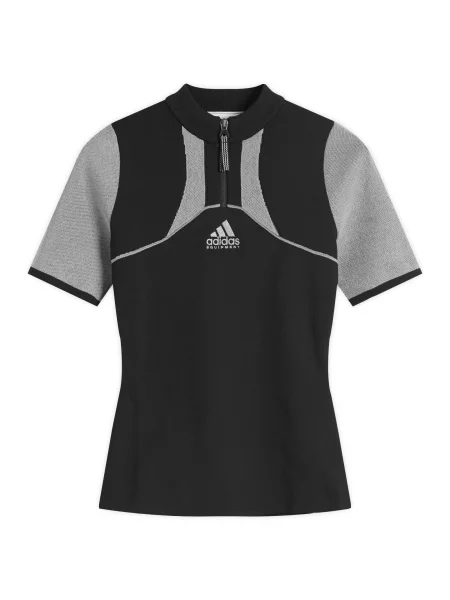 Top Adidas z krótkim rękawem czarny
