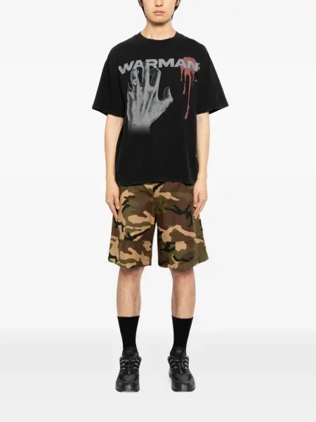 Tricou Warman cu imagine negru