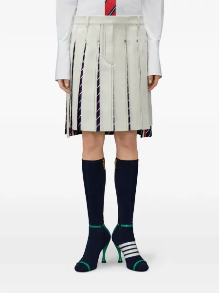 Fustă Thom Browne cu dungi
