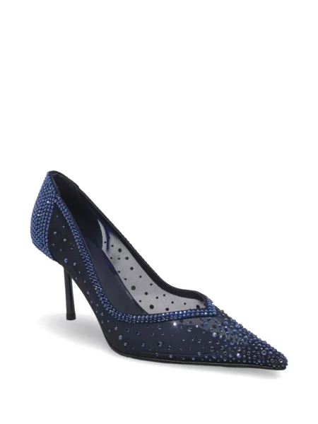 Pantofi cu toc Le Silla plasă albastru