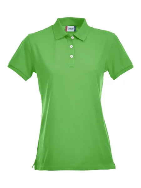 Clique Stretch Premium Polo – Wysokiej jakości polo z – apple zielona
