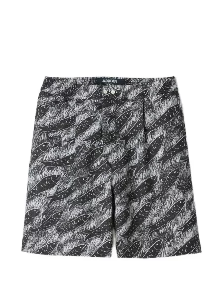 Pantaloni scurți Jacquemus negru