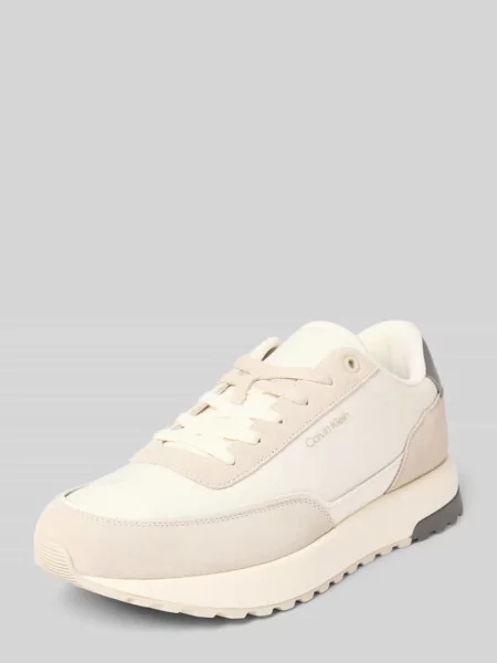 Sneakersy Calvin Klein beżowe