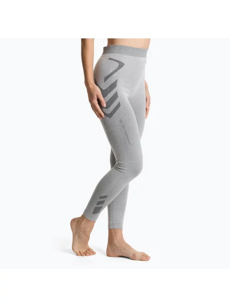 Дамски термоактивни панталони KADVA ALPINESTEP BAMBOO THERMO LIGHT PLUS grey сиво