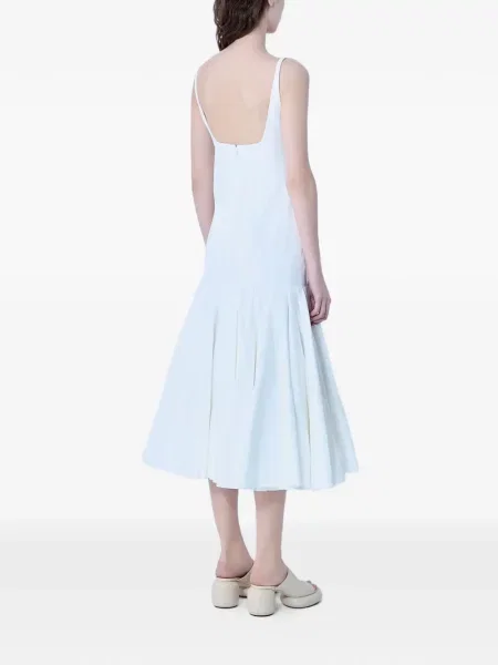 Rochie midi Jacquemus alb