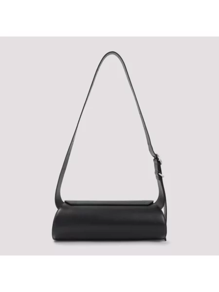 Torba Jil Sander skórzana czarna