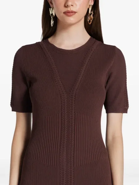 Rochie Hervé Léger de costum maro