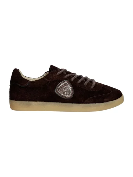 Blauer sneakersy zamszowe brązowe
