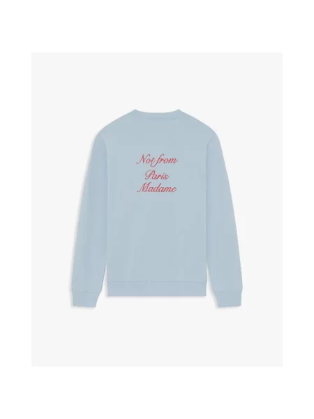 Bluza z kapturem Drole De Monsieur z kapturem niebieska