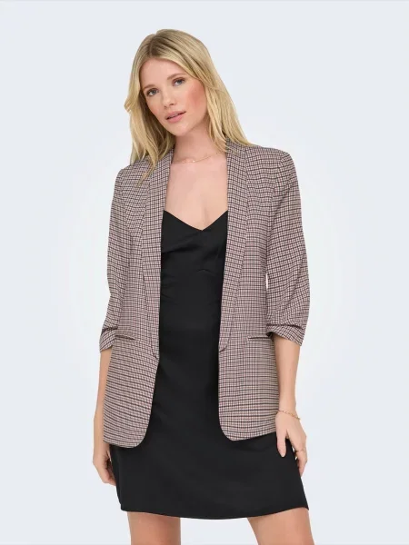 ONLY Blazer ONLELLY antracit / greige / kamen / pitaja