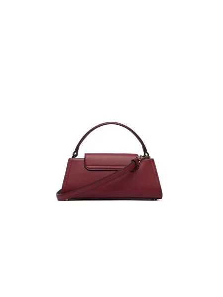 Karl Lagerfeld crossbody torbica usnjena K/SIGNATURE rdeča
