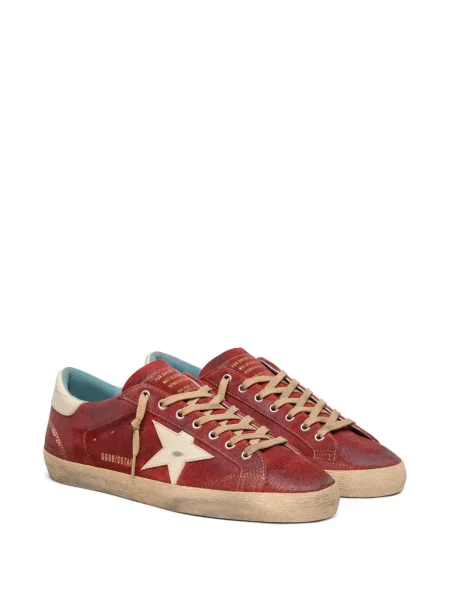 Szarvasbőr sneaker Golden Goose piros