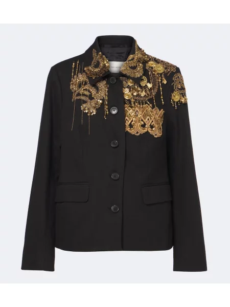 Geacă Dries Van Noten negru