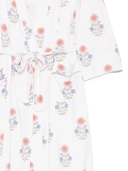 Gėlėtas raštuotas suknele Pip Studio balta