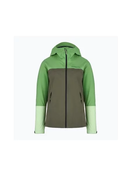 Куртка-дощовик Peak Performance Trail Hipe Shell Jacket peppermint/pine needle/vivid