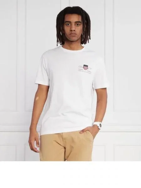 Gant Tricou alb
