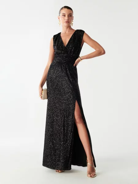 BWLDR Rochie de seară COTTIER' negru