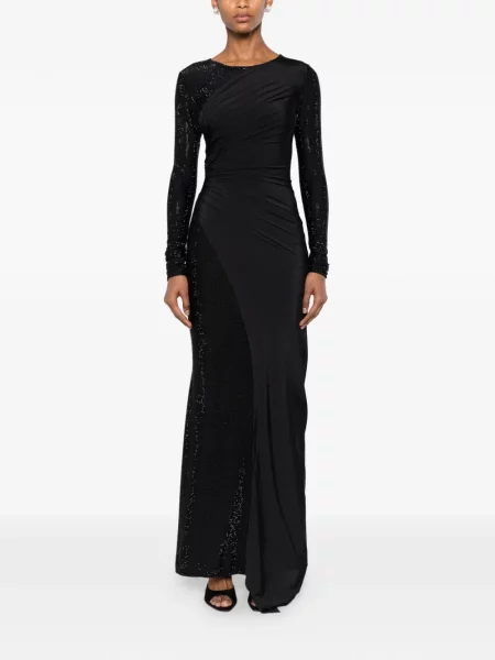 Rochie Miron drapată negru