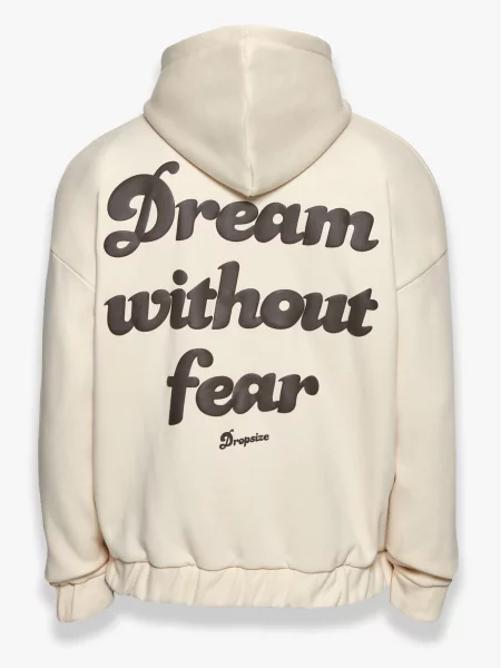 Dropsize Tréning dzseki Dream Without Fear bézs / fekete melír