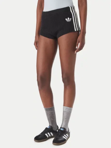 Adidas Športne kratke hlače Adiluna Season 2 X Jennie Knitted Short Shorts črna
