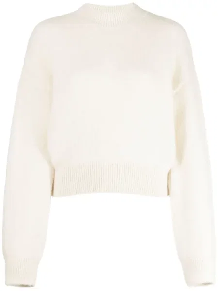 Pulover Jacquemus tricotate cu decolteu rotund