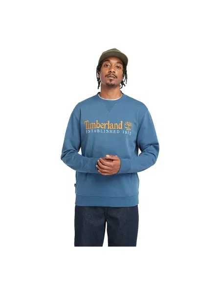 Bluza Timberland z logo niebieska