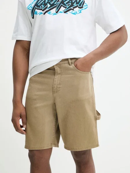 Džínové šortky Karl Kani zelená