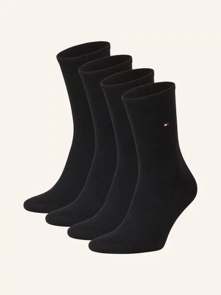 Tommy Hilfiger Skarpety 4 Pary schwarz czarne