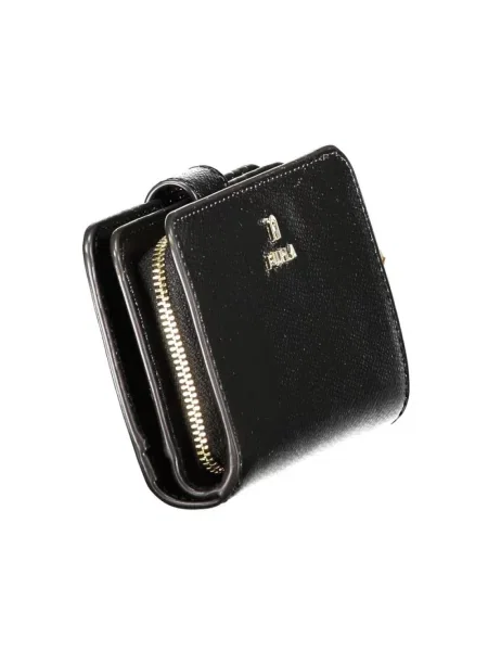 Portfel Furla skórzany czarny