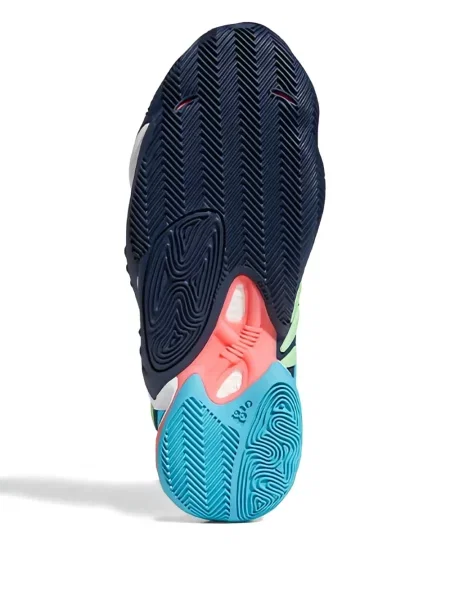 Geacă bomber Adidas tricotate albastru